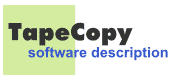 TapeCopy software description
